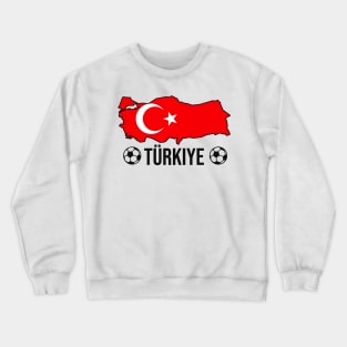 Turkey Soccer Country Fan Turkish Crewneck Sweatshirt